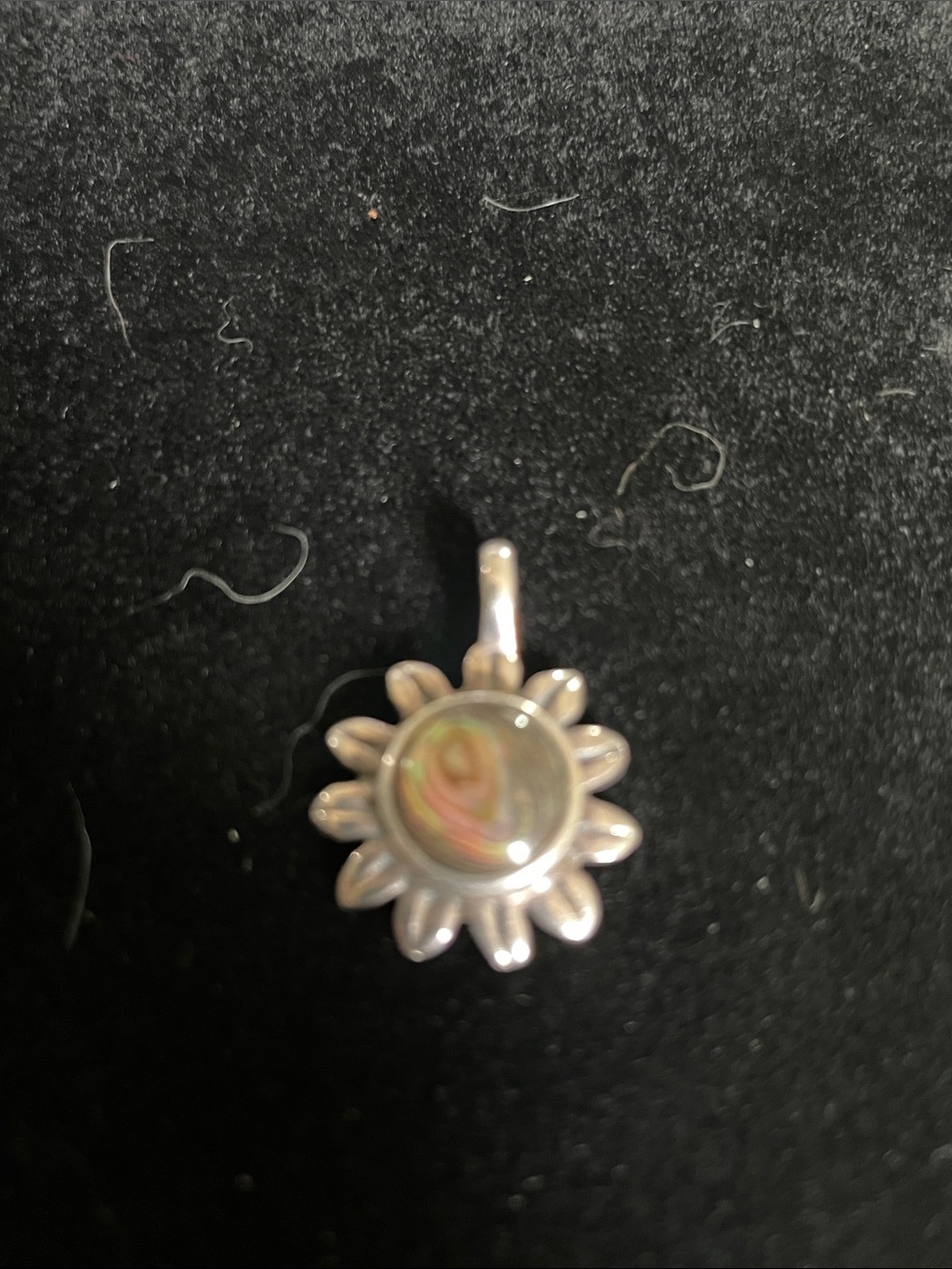 Sterling Silver 925 Abalone Inlay Sunflower Pendant eBay: $25. 8/21/6